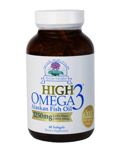 High Omega-3 Fish Oil 60 Softgels Ayush Herbs - Conners Clinic