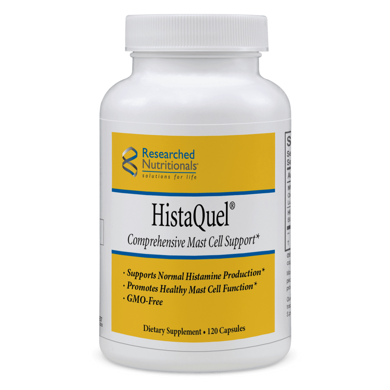 HistaQuel - 120 Capsules Researched Nutritionals Supplement - Conners Clinic