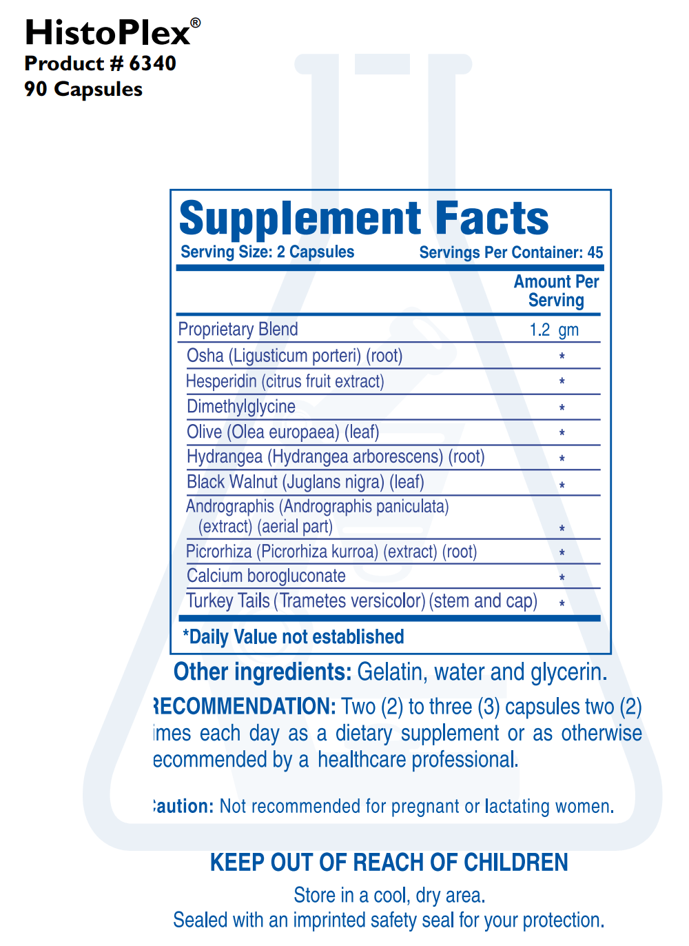 HISTOPLEX (90C) Biotics Research Supplement - Conners Clinic