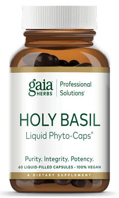 Holy Basil 60 Capsules Gaia Herbs Supplement - Conners Clinic
