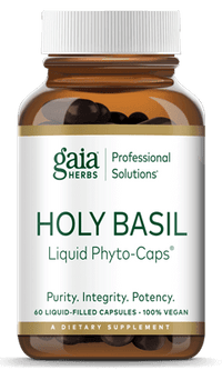 Thumbnail for Holy Basil 60 Capsules Gaia Herbs Supplement - Conners Clinic