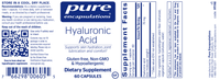 Thumbnail for Hyaluronic Acid 70 mg 60 vcaps * Pure Encapsulations Supplement - Conners Clinic
