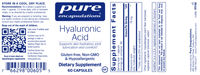 Thumbnail for Hyaluronic Acid 70 mg 60 vcaps * Pure Encapsulations Supplement - Conners Clinic