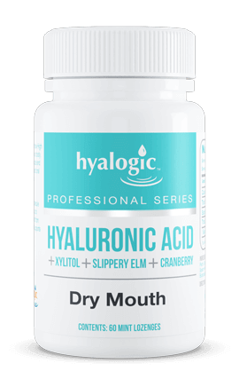 Hyaluronic Acid Dry Mouth 60 Mint Lozenges Hyalogic Supplement - Conners Clinic