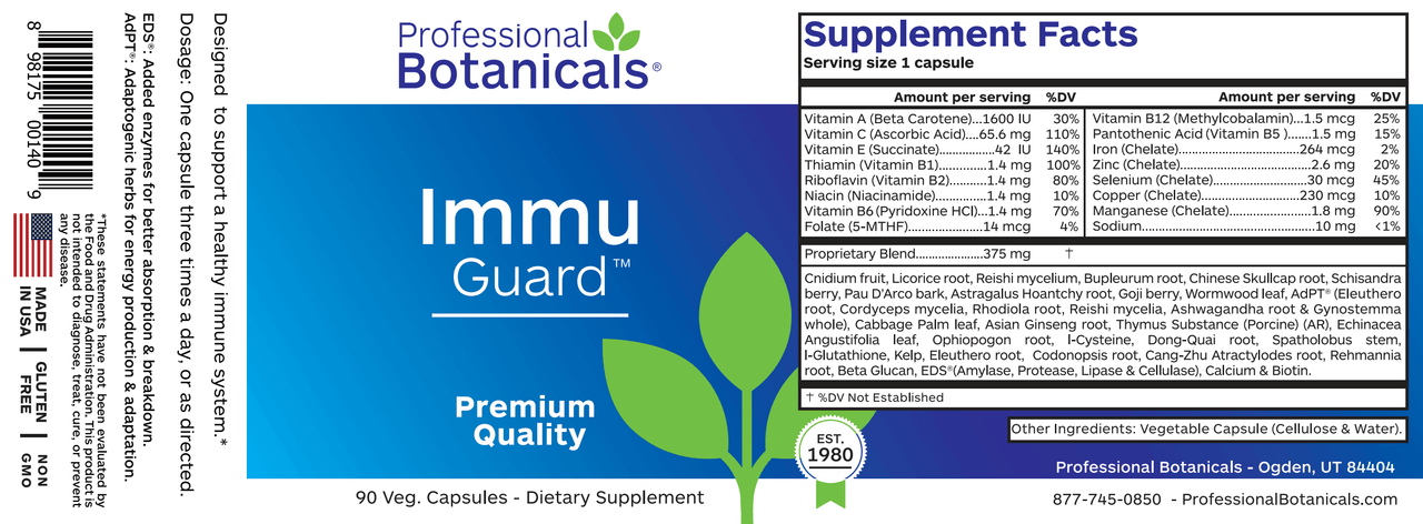 IMMU GUARD (90T) Biotics Research Supplement - Conners Clinic