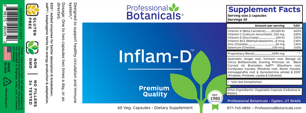 INFLAM-D (60T) Biotics Research Supplement - Conners Clinic