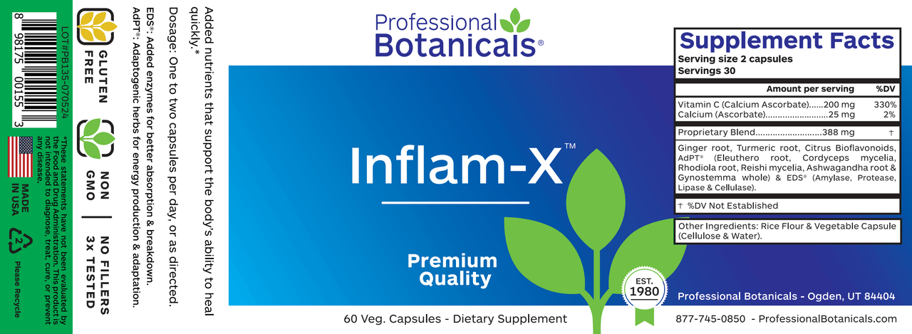 INFLAM-X (60T) Biotics Research Supplement - Conners Clinic