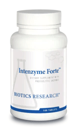 INTENZYME FORTE (100 Tablets) Biotics Research Supplement - Conners Clinic