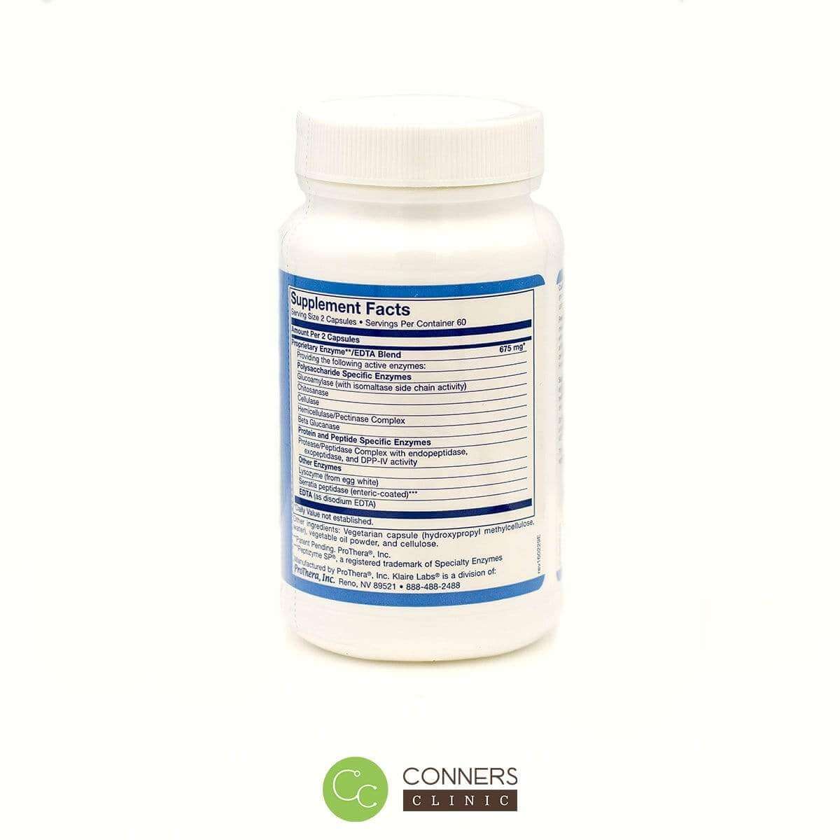 InterFase Plus Probiotic with Biofilm Enzyme - 120 count ProThera/Klaire Supplement - Conners Clinic