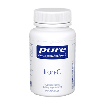 Iron-C 60 vcaps * Pure Encapsulations Supplement - Conners Clinic