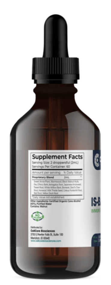 IS-BAB - 4 oz liquid dropper Cell Core Supplement - Conners Clinic