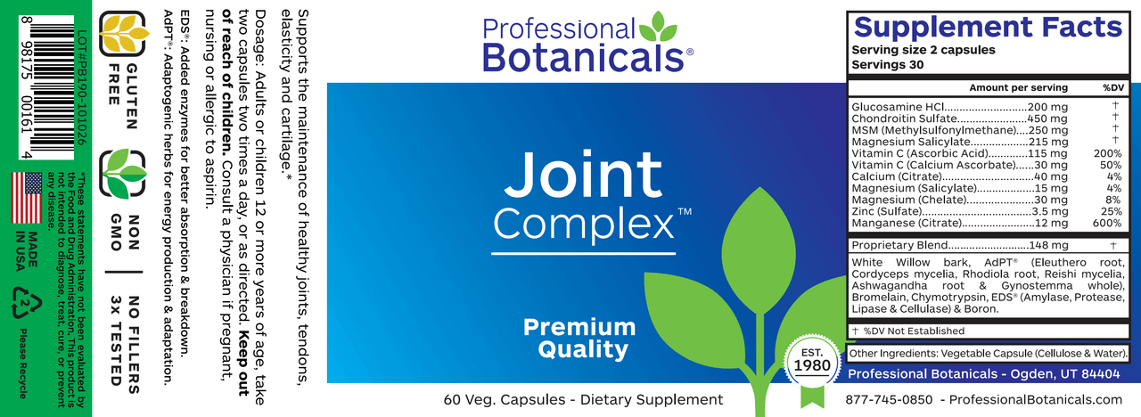 JOINT COMPLEX (60C) Biotics Research Supplement - Conners Clinic