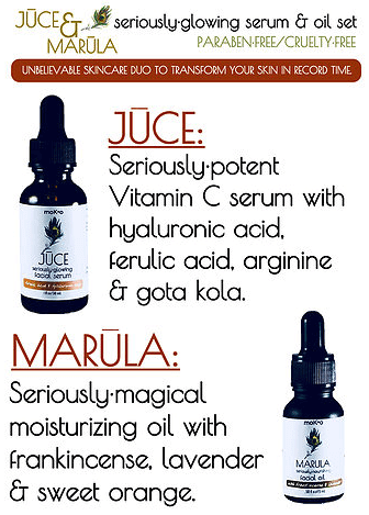 Juce & Marula Serum Kit - moKo Organics Moko-Organics Supplement - Conners Clinic