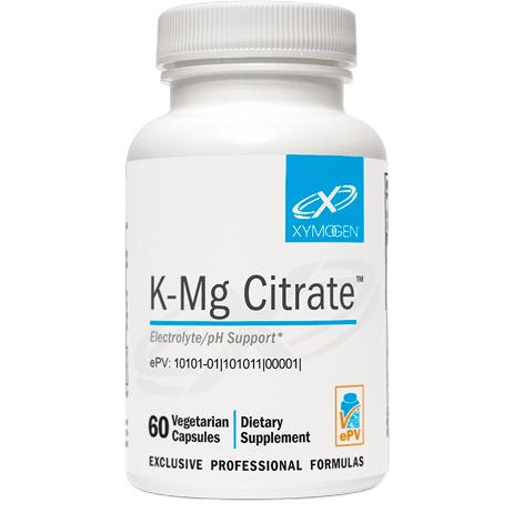 K-Mg Citrate™ - 60 Capsules Xymogen Supplement - Conners Clinic