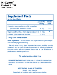 Thumbnail for K-ZYME (100T) Biotics Research Supplement - Conners Clinic