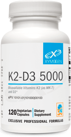 K2-D3 5000 - 120 Capsules Xymogen Supplement - Conners Clinic
