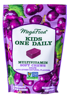 Kid's One Daily Multivitamin Grape Flavor 30 Soft Chews Megafood Supplement - Conners Clinic