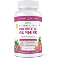 Thumbnail for Kids Nordic Flora Probiotic Gummies Merry Berry Punch 60 Gummies Nordic Naturals Supplement - Conners Clinic