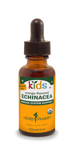 KIDS ORANGE-FLAVORED ECHINACEA ALCOHOL FREE 1 fl oz Herb Pharm Supplement - Conners Clinic
