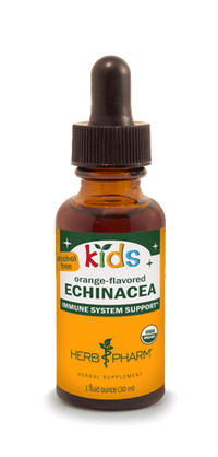 Thumbnail for KIDS ORANGE-FLAVORED ECHINACEA ALCOHOL FREE 1 fl oz Herb Pharm Supplement - Conners Clinic