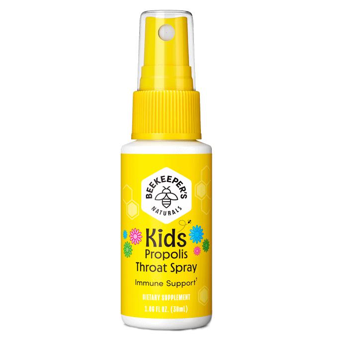 Kids Propolis Throat Spray 1.06 fl oz BeeKeeper's Naturals Supplement - Conners Clinic