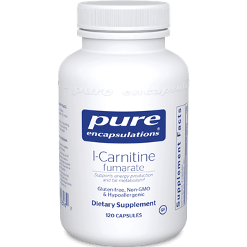 L-Carnitine Fumarate 340 mg 120 vcaps * Pure Encapsulations Supplement - Conners Clinic