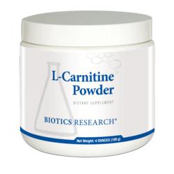 L-CARNITINE POWDER (4OZ) Biotics Research Supplement - Conners Clinic