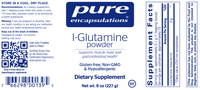 Thumbnail for L-Glutamine Powder 227 gms * Pure Encapsulations Supplement - Conners Clinic