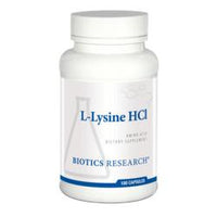 Thumbnail for L-LYSINE HCL (100C) Biotics Research Supplement - Conners Clinic