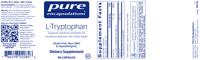 Thumbnail for L-Tryptophan 90 vcaps * Pure Encapsulations Supplement - Conners Clinic