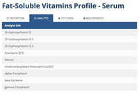 Thumbnail for Lab - Genova - Fat Soluble Vitamin Assay Equipment & Labs Supplement - Conners Clinic