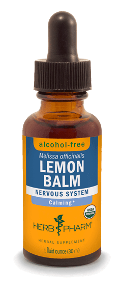 LEMON BALM ALCOHOL FREE 1 fl oz Herb Pharm Supplement - Conners Clinic