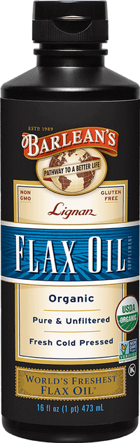 Thumbnail for Lignan Flax Oil 16 oz Barlean’s Supplement - Conners Clinic