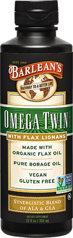 Lignan Omega Twin 12 fl oz Barlean’s Supplement - Conners Clinic