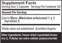 Thumbnail for Lions Mane Mushrooms (Hericium erinaceus)- 120 capsules Host Defense Supplement - Conners Clinic