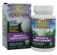 Thumbnail for Lions Mane Mushrooms (Hericium erinaceus)- 120 capsules Host Defense Supplement - Conners Clinic