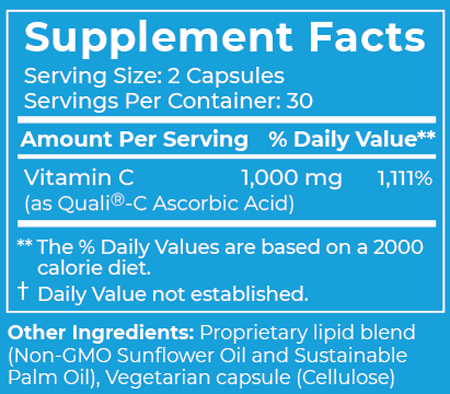 Liposomal Vitamin C 60 Capsules Body Bio Supplement - Conners Clinic