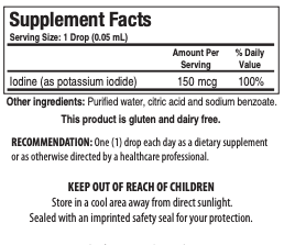 Liquid Iodine Forte Biotics Research Supplement - Conners Clinic