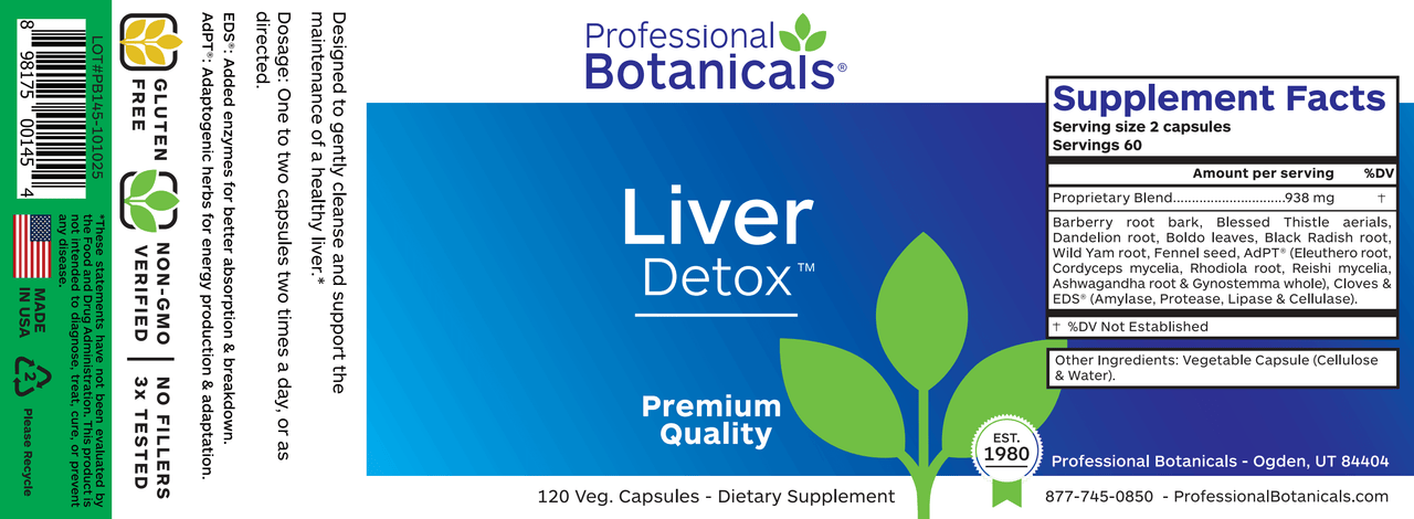 LIVER DETOX (120C) Biotics Research Supplement - Conners Clinic