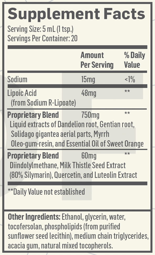 Liver Sauce 3.38 fl oz Quicksilver Scientific Supplement - Conners Clinic