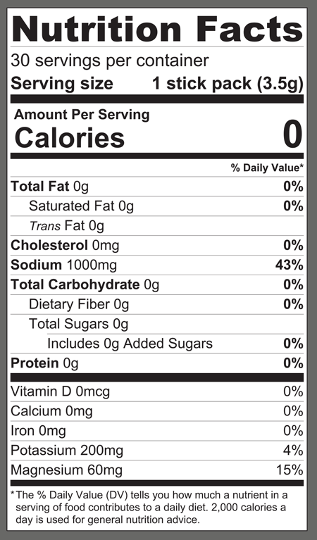 LMNT Recharge – Raw Unflavored 30 Servings * - Elemental Labs @ Conners ...