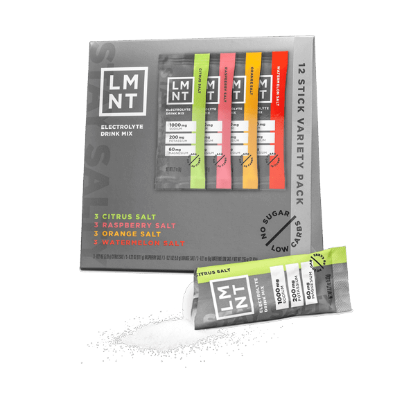 LMNT Recharge – Variety Pack 12 Servings Elemental Labs Supplement - Conners Clinic