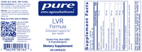 Thumbnail for LVR Formula 60 vcaps * Pure Encapsulations Supplement - Conners Clinic