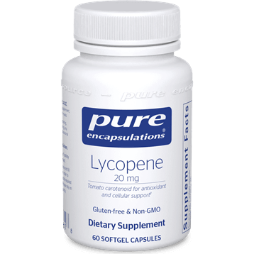Lycopene 20 mg 60 gels * Pure Encapsulations Supplement - Conners Clinic