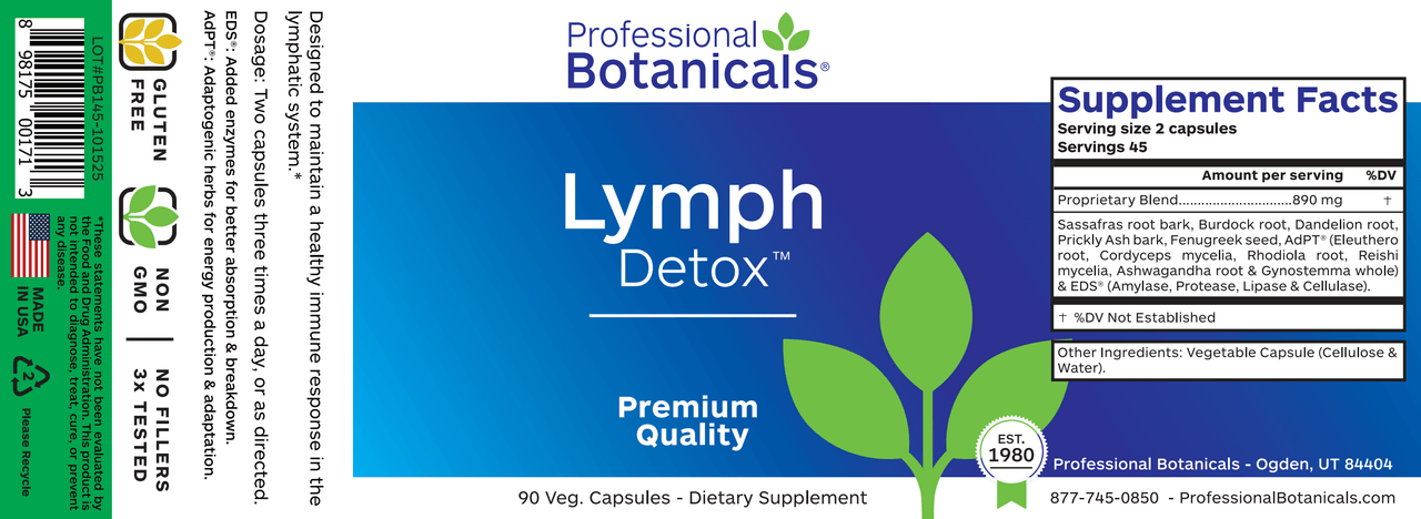 LYMPH DETOX (90C) Biotics Research Supplement - Conners Clinic