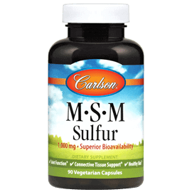 M-S-M Sulfur 90 Capsules Carlson Labs Supplement - Conners Clinic
