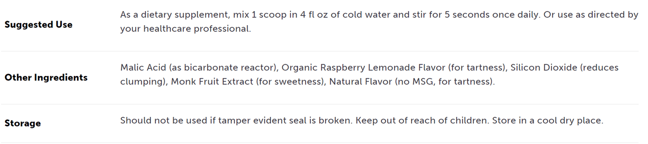 MagSoothe Raspberry Lemonade 60 Servings Jigsaw Health Supplement - Conners Clinic