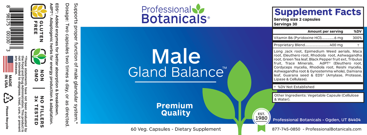 MALE GLAND BALANCE (60C) Biotics Research Supplement - Conners Clinic