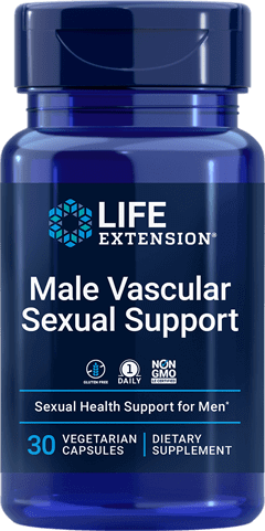 Male Vascular Sexual Support 30 Capsules Life Extension - Conners Clinic