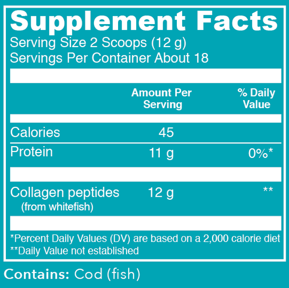 Marine Collagen 18 Servings Vital Proteins Supplement - Conners Clinic